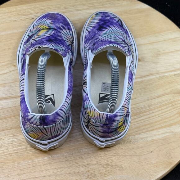 VANS Vans Classic Slip On Washed Tie-Dye Canvas Women’s Size 5.5 Sneakers - Picture 8 of 10